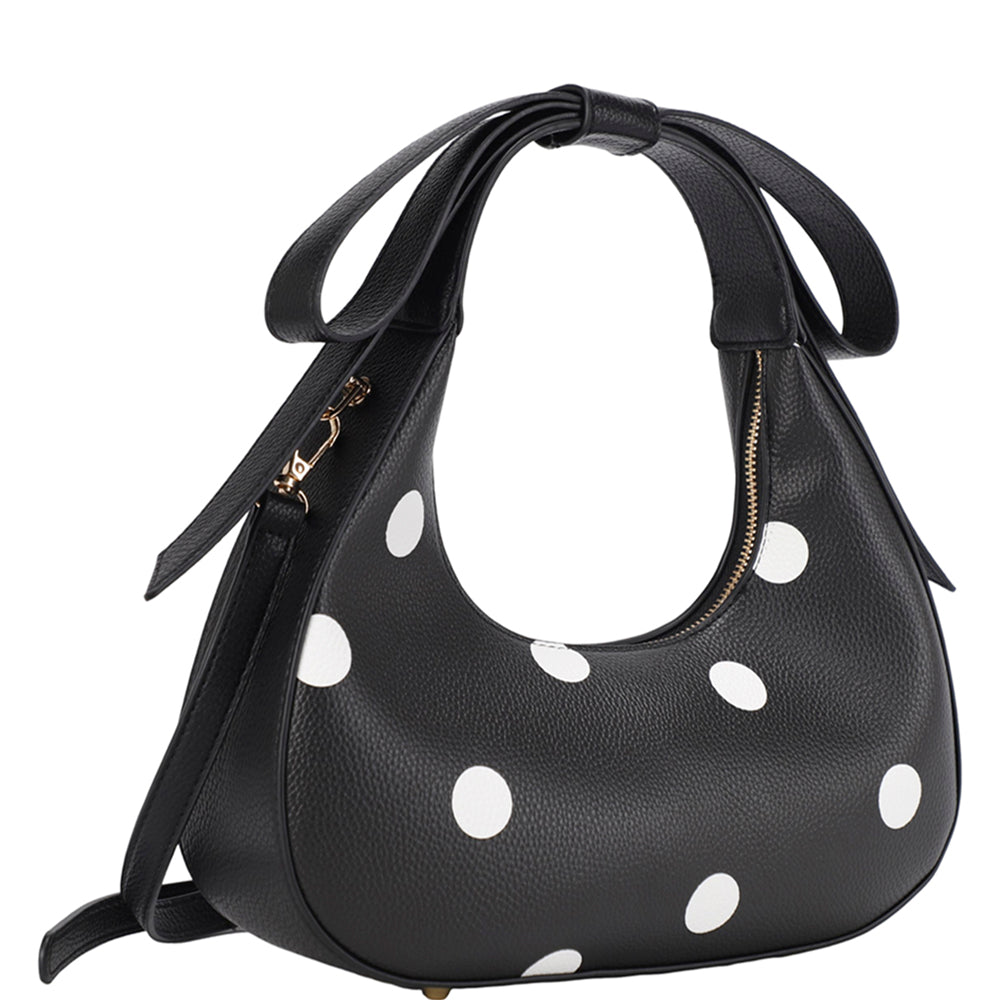 Joia Chic Polka Dot Handle Crossbody Bag