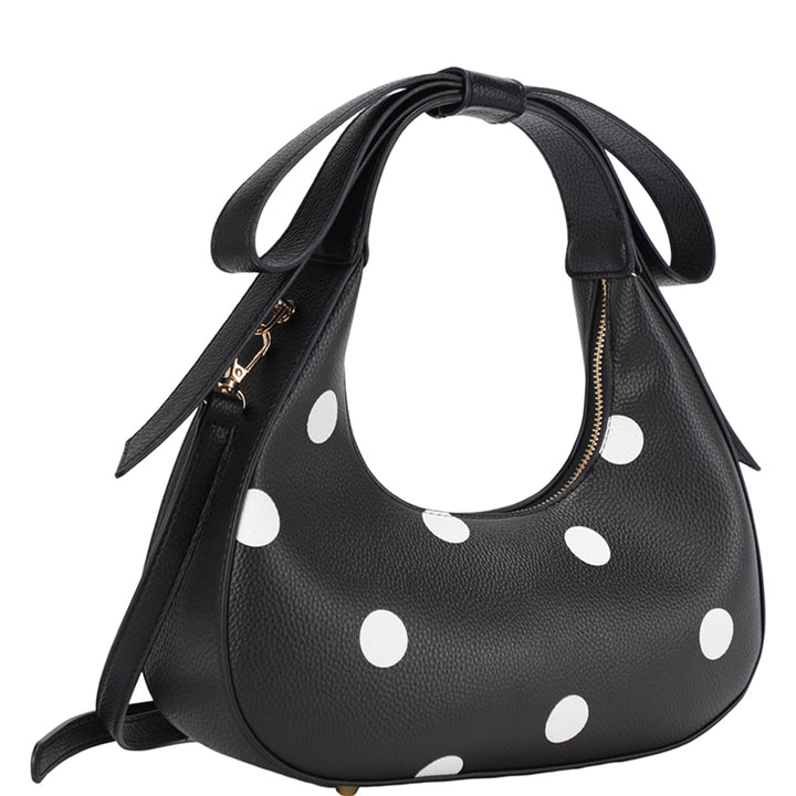 Joia Chic Polka Dot Handle Crossbody Bag