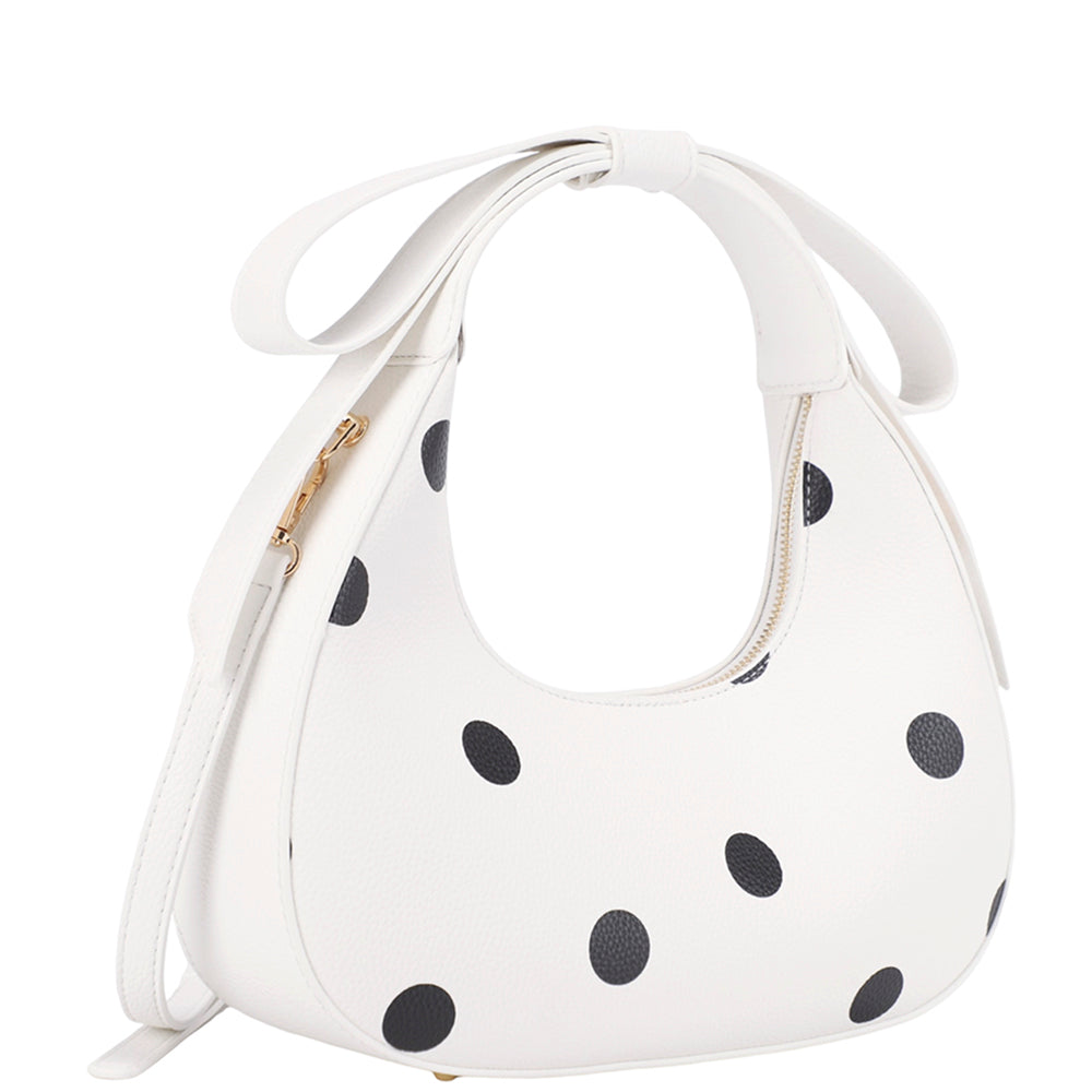 Joia Chic Polka Dot Handle Crossbody Bag