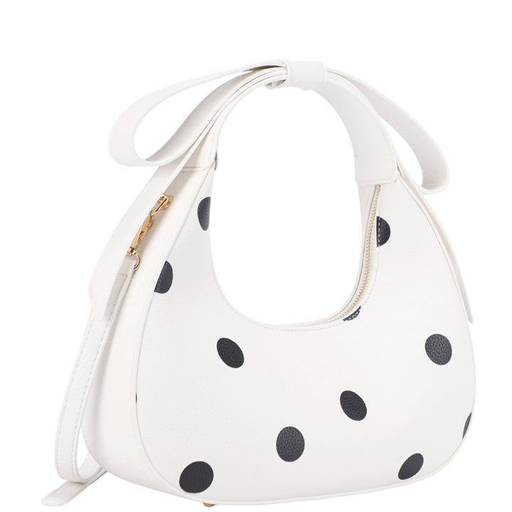 Joia Chic Polka Dot Handle Crossbody Bag