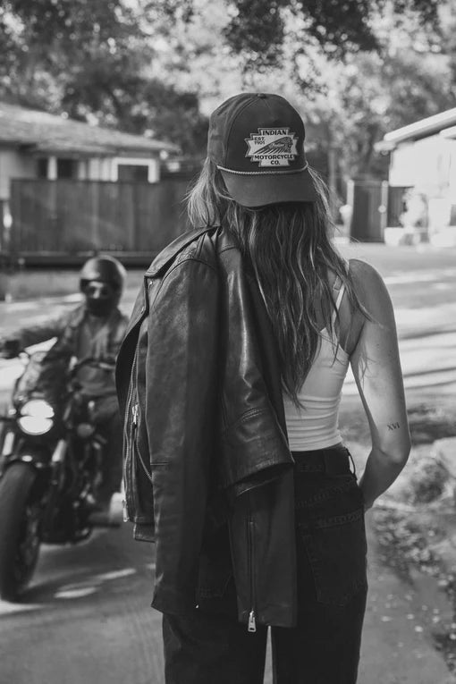 American Needle Canvas Cappy Indian Motorcycle Hat