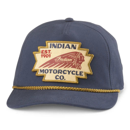 American Needle Canvas Cappy Indian Motorcycle Hat