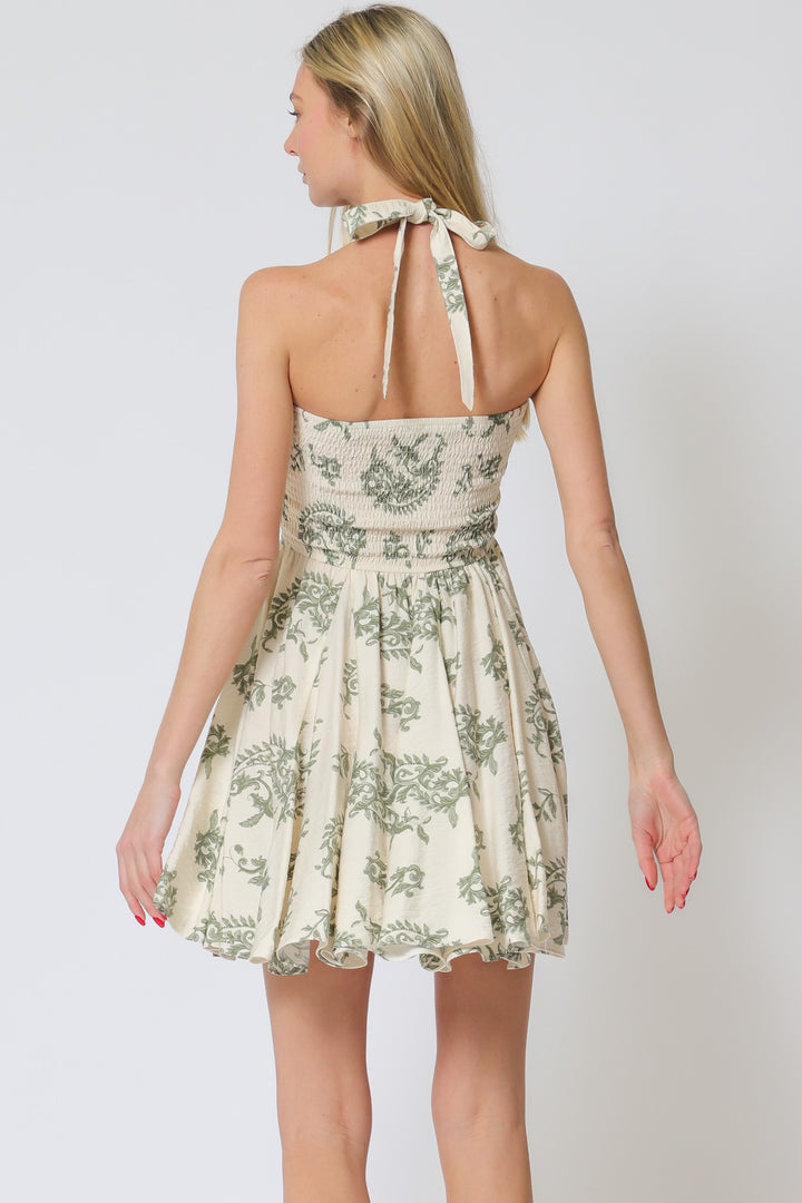 Aakaa Adjustable Strap Mini Dress