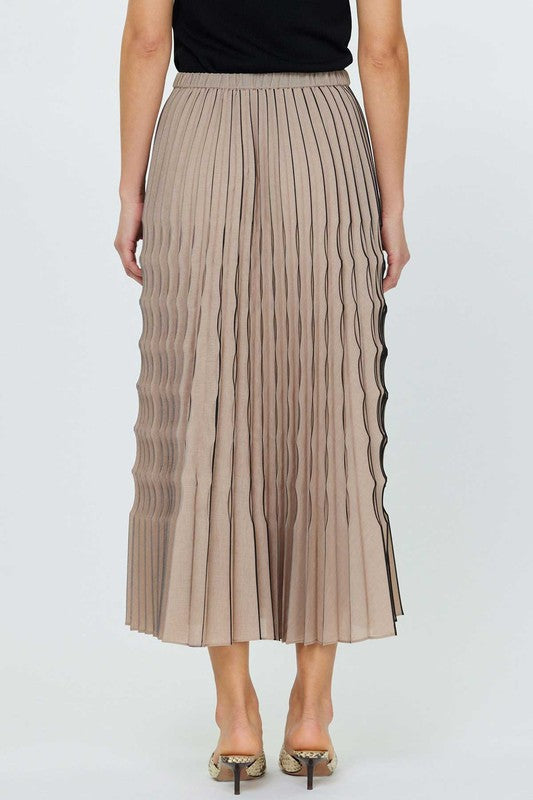 Current Air Pleated Midi Skirt