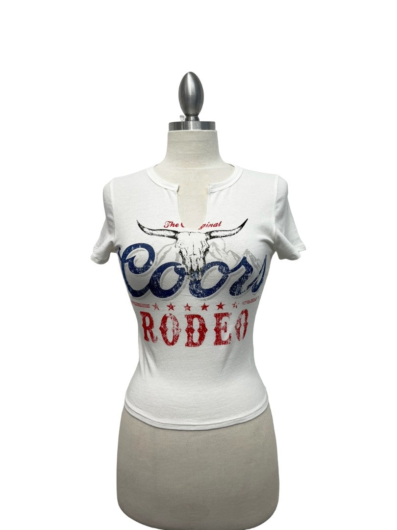 G Mini Coors Rodeo V-Neck Tee