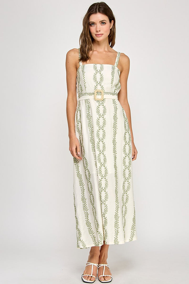 Rubienn Embroidered Maxi Dress