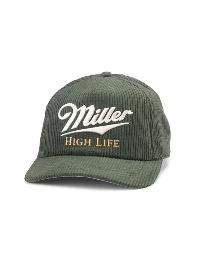 American Needle Balsam WW Cord Miller High Life Hat