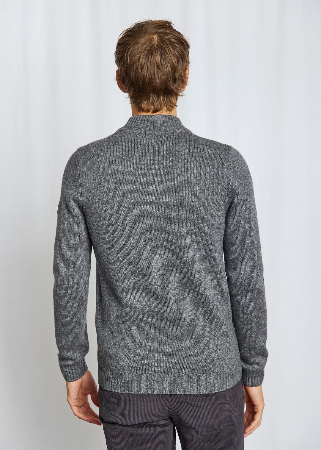 Bruun & Stengade Alrek Lambswool Half Zip Sweater