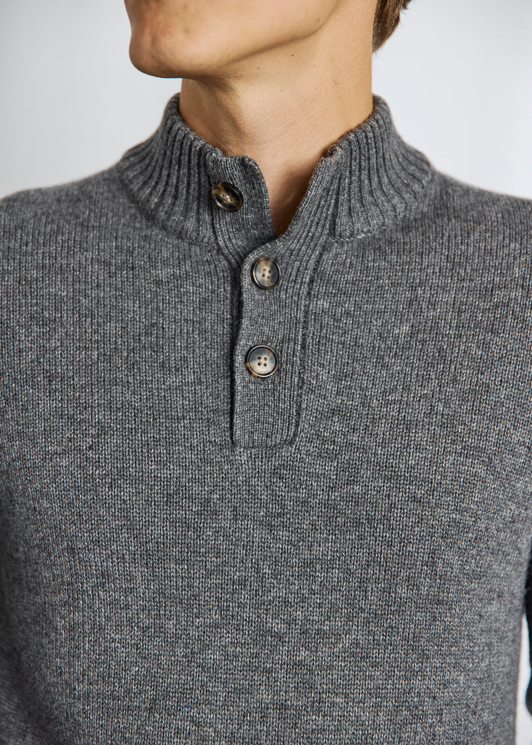 Bruun & Stengade Alrek Lambswool Half Zip Sweater