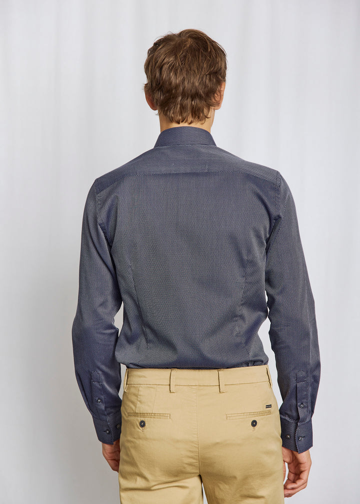 Bruun & Stengade Sonny Dotted Long Sleeve Shirt