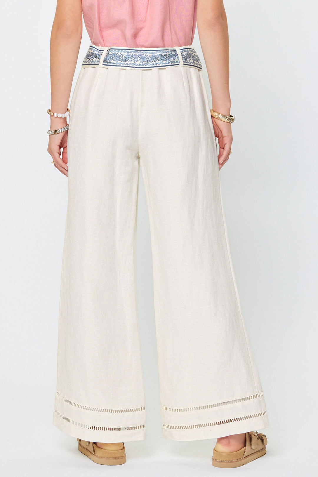 Current Air High Rise Full Length Wide Leg Pants