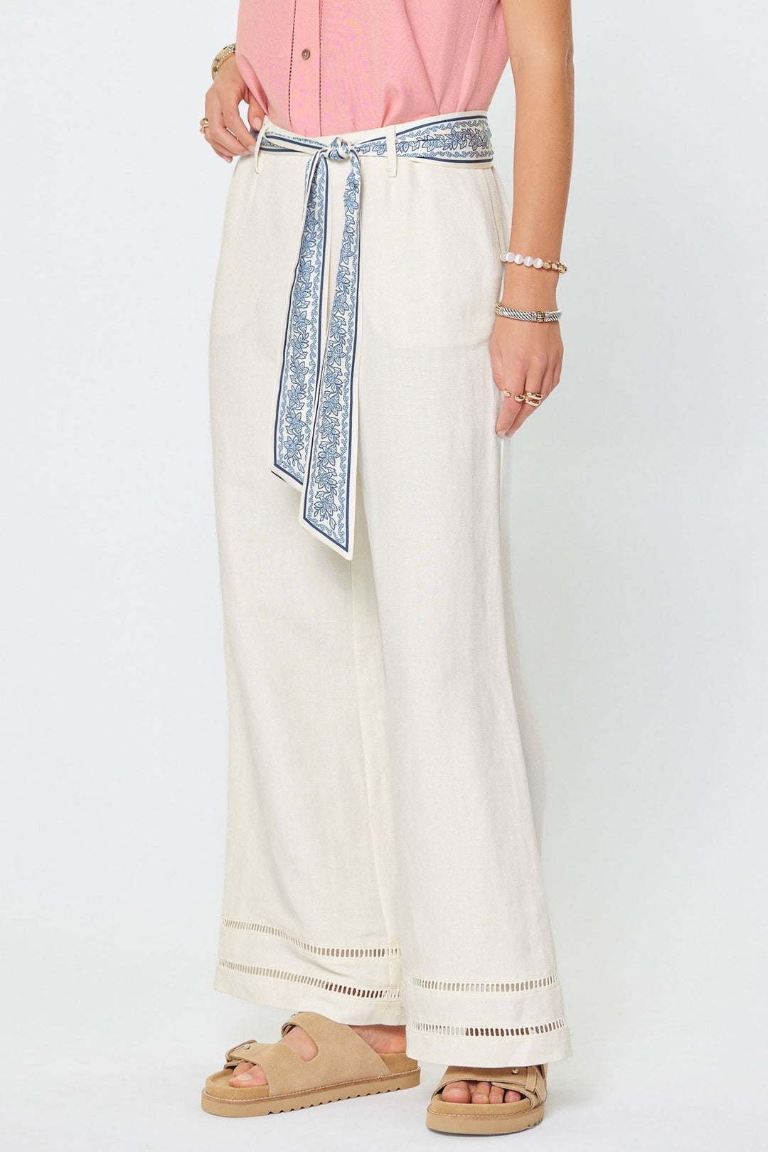 Current Air High Rise Full Length Wide Leg Pants