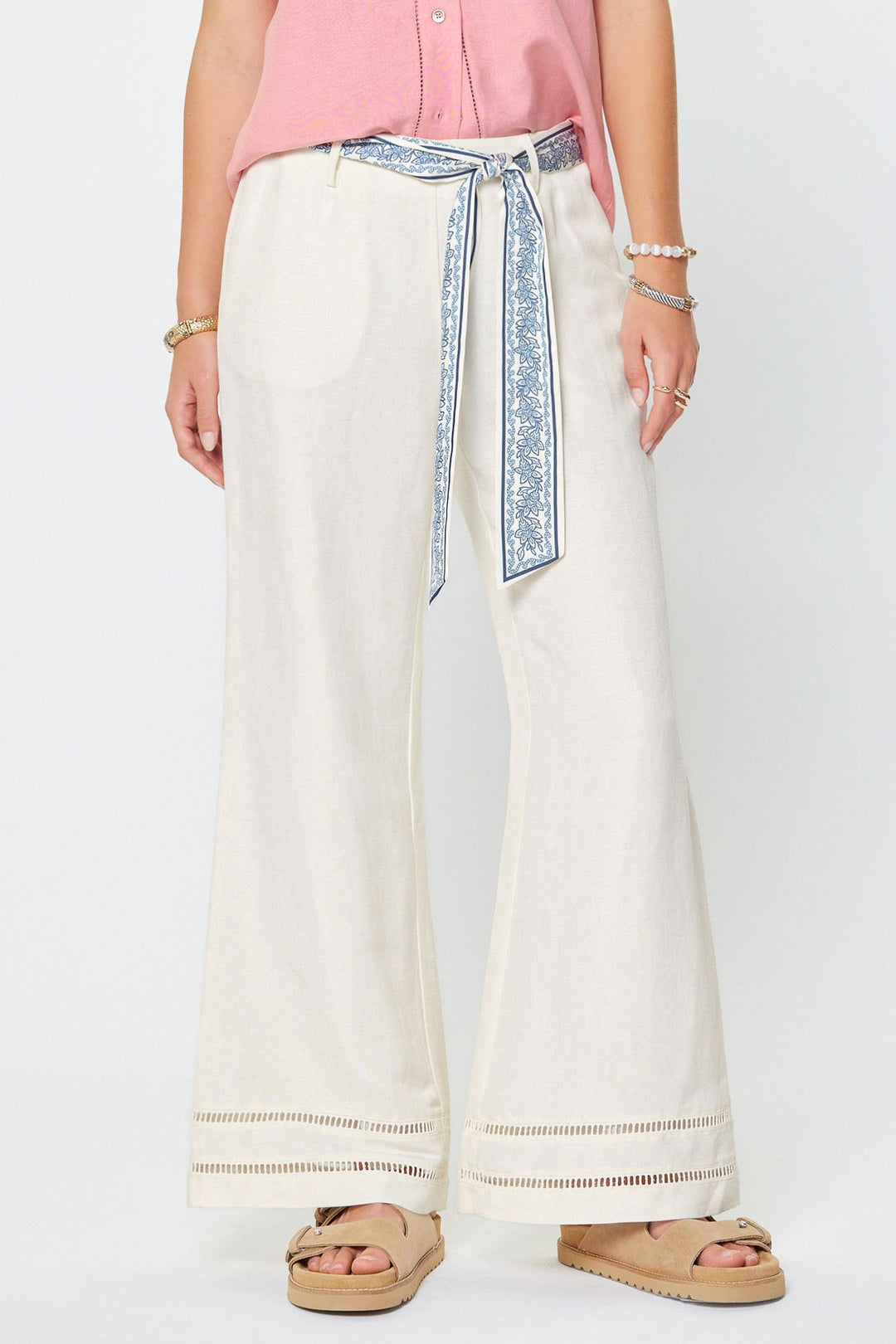 Current Air High Rise Full Length Wide Leg Pants