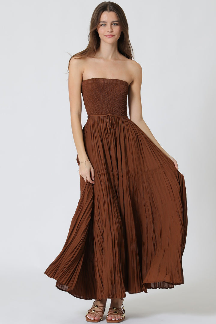 Aakaa Pleating Tube Dress
