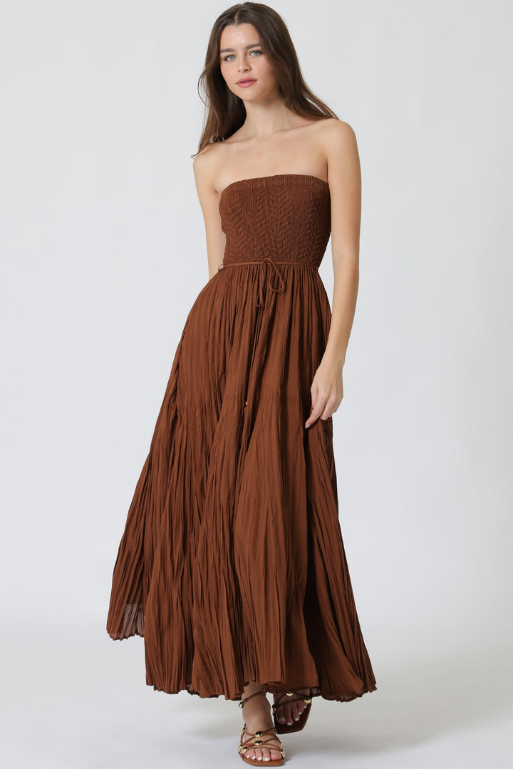 Aakaa Pleating Tube Dress