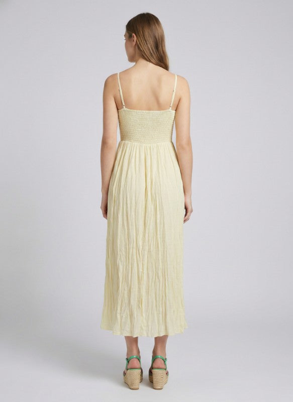 Rubienn Cami Crinkle Midi Dress