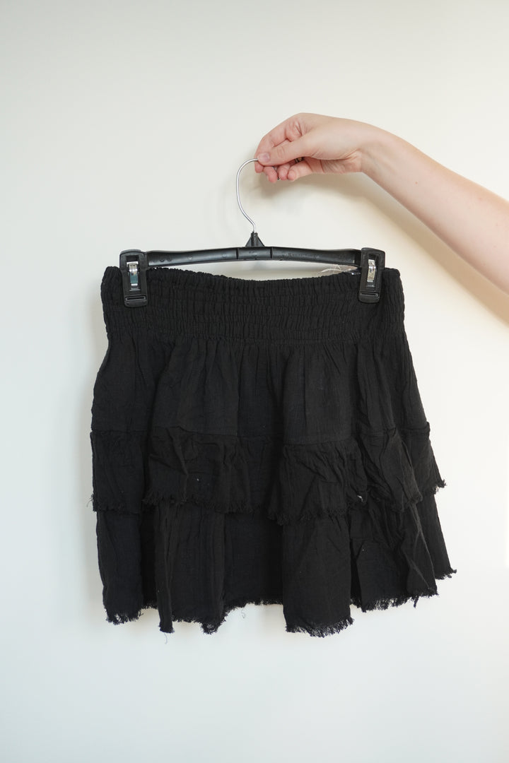 Karma Highway Cotton Patch Mini Skirt