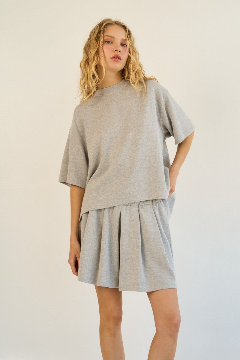 The Greii Soft Modal Pleated Back Tee