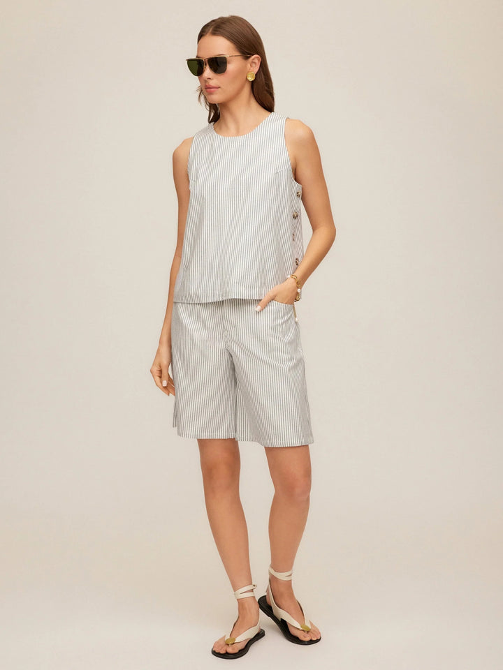 Fifteen Twenty Clarice Side Button Top