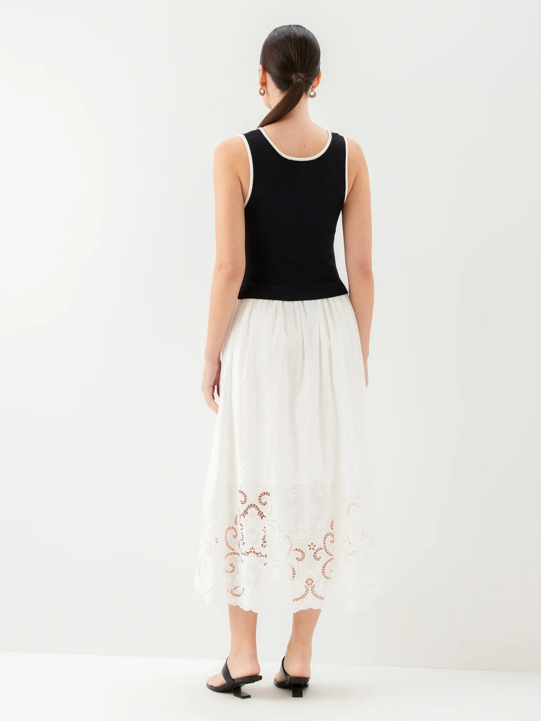Fifteen Twenty Alicia Contrast Midi Dress