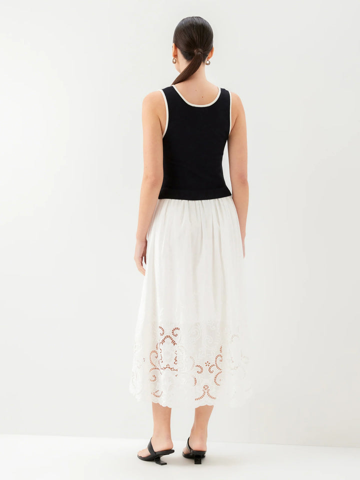 Fifteen Twenty Alicia Contrast Midi Dress