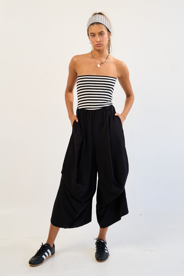 The Greii 2-way Convertible Strapless Jumpsuit