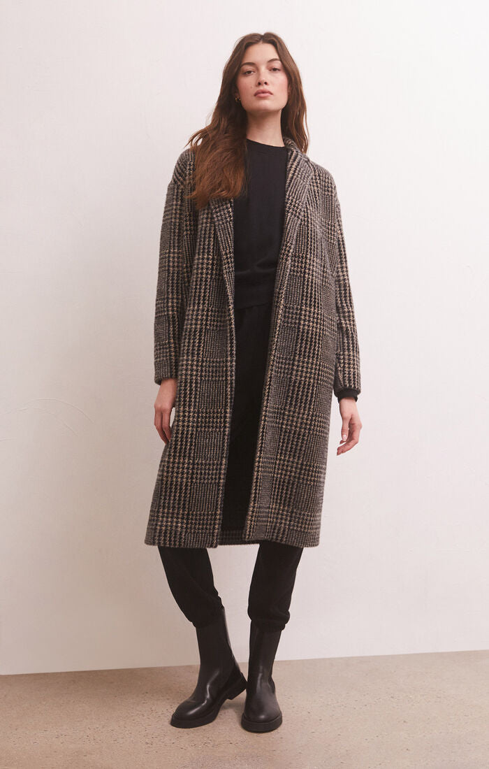 Z Supply Mason Houndstooth Coat