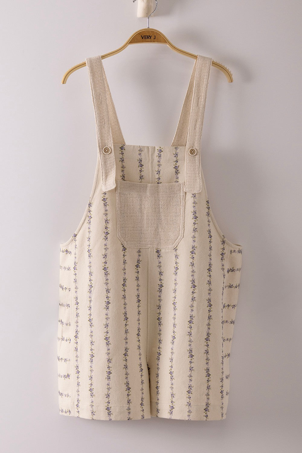 Very J Floral Print Casual Overall