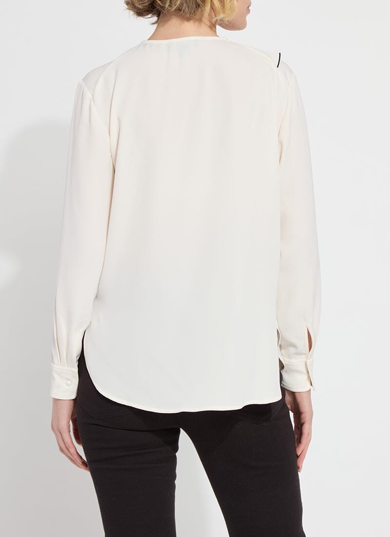 Lysse Marianne V-Neck Ruffle Blouse