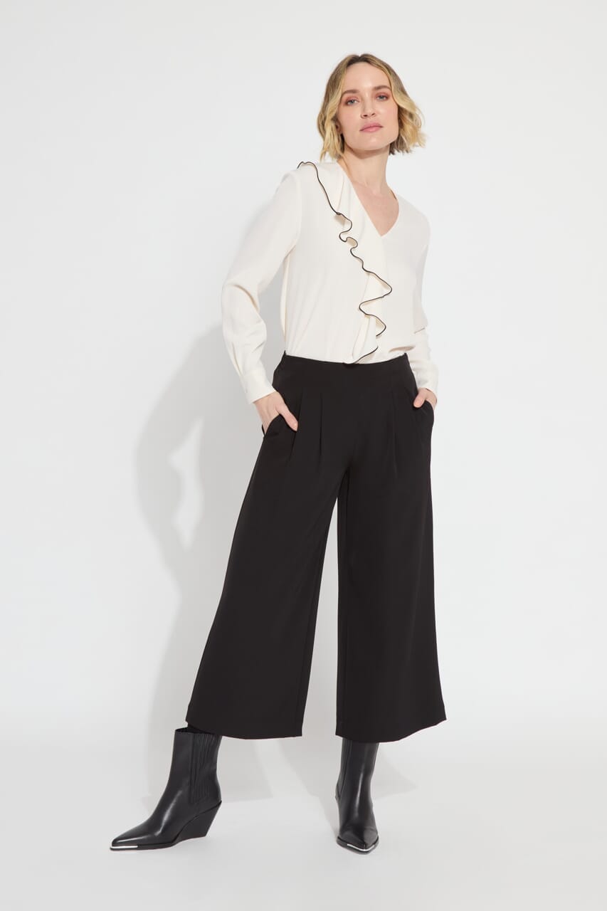 Lysse Marianne V-Neck Ruffle Blouse