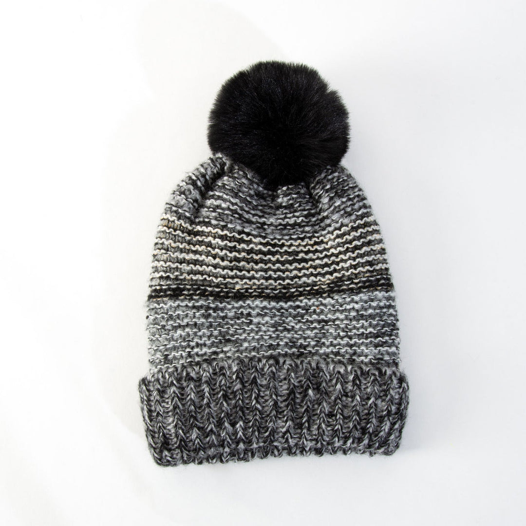 Howard's Jewelry Tatum Striped Knit Hat