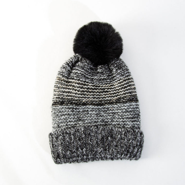 Howard's Jewelry Tatum Striped Knit Hat
