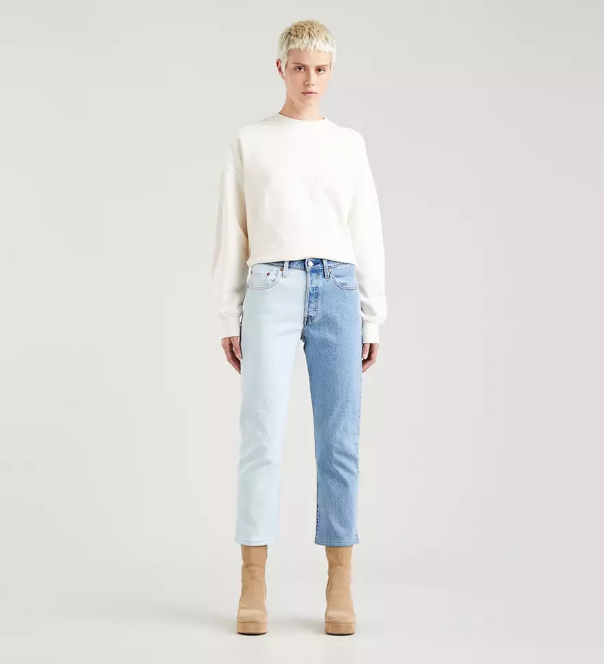 Levis 501 Crop Long Bottoms Of Two Minds