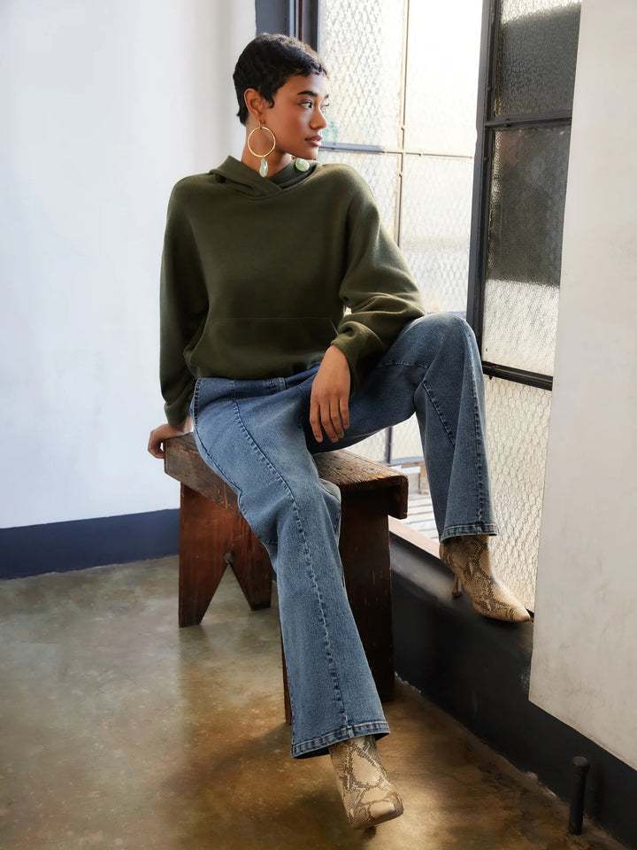 Fifteen Twenty Makenna Bubble Sweatshirt