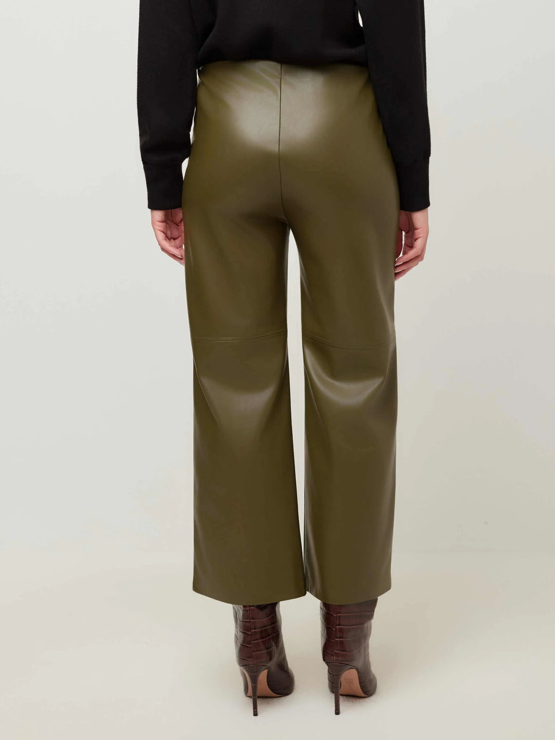 Fifteen Twenty Faux Leather Cropped Pants