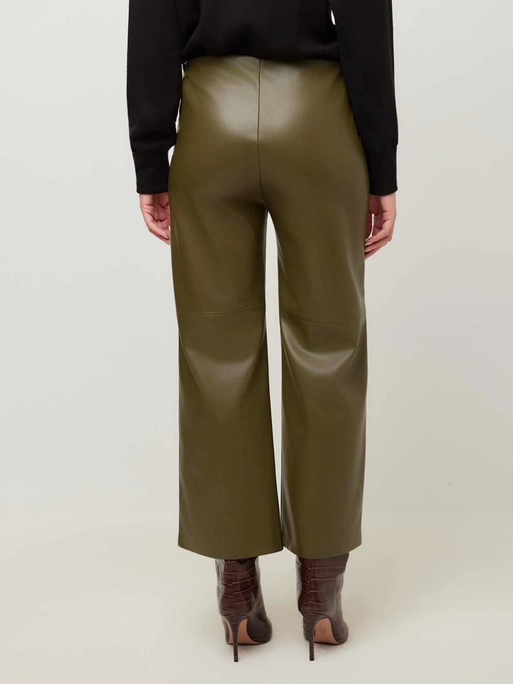 Fifteen Twenty Faux Leather Cropped Pants