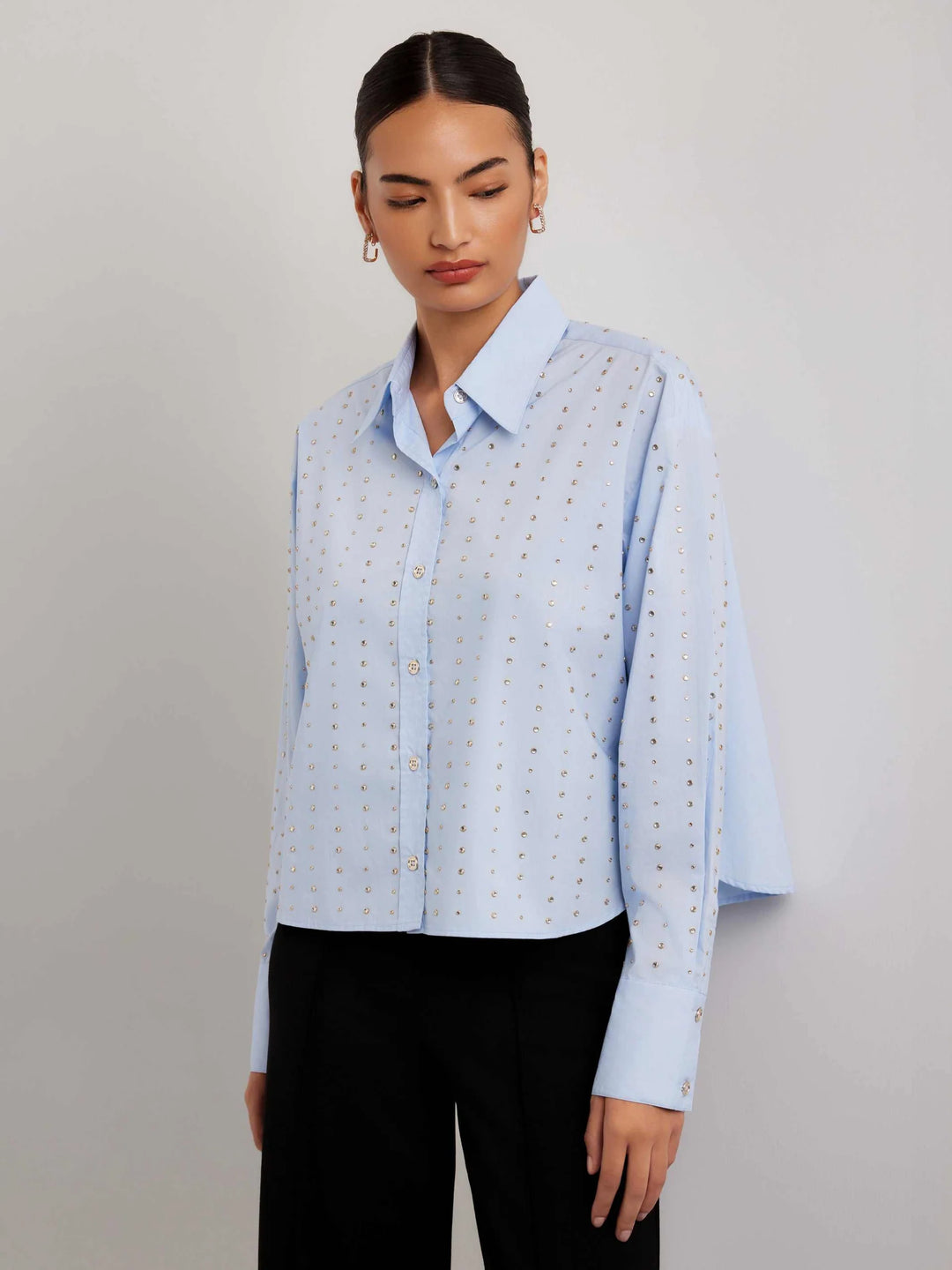 Fifteen Twenty Lisa Embellished Button Up Top