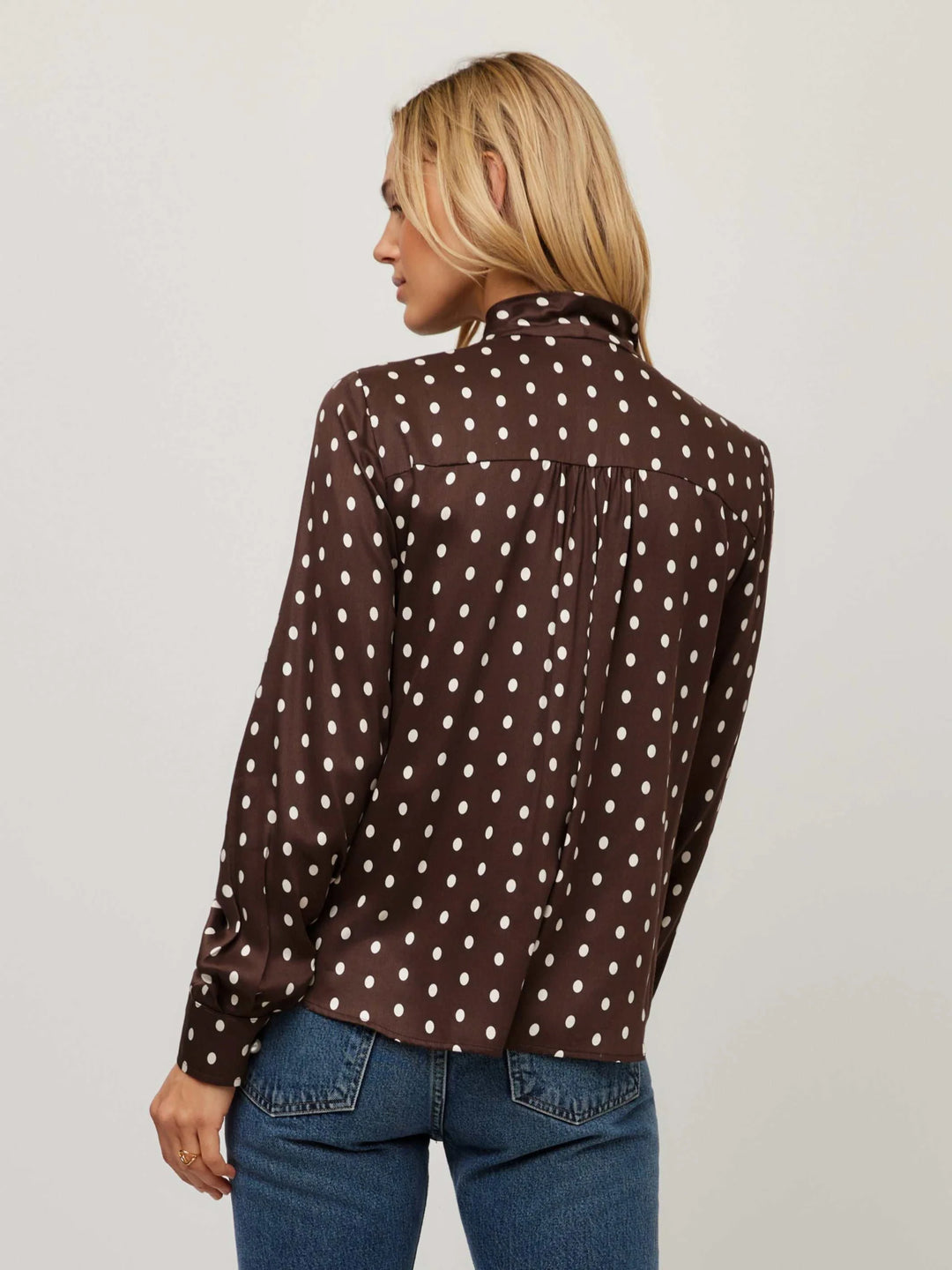 Fifteen Twenty Janine Tie Neck Top