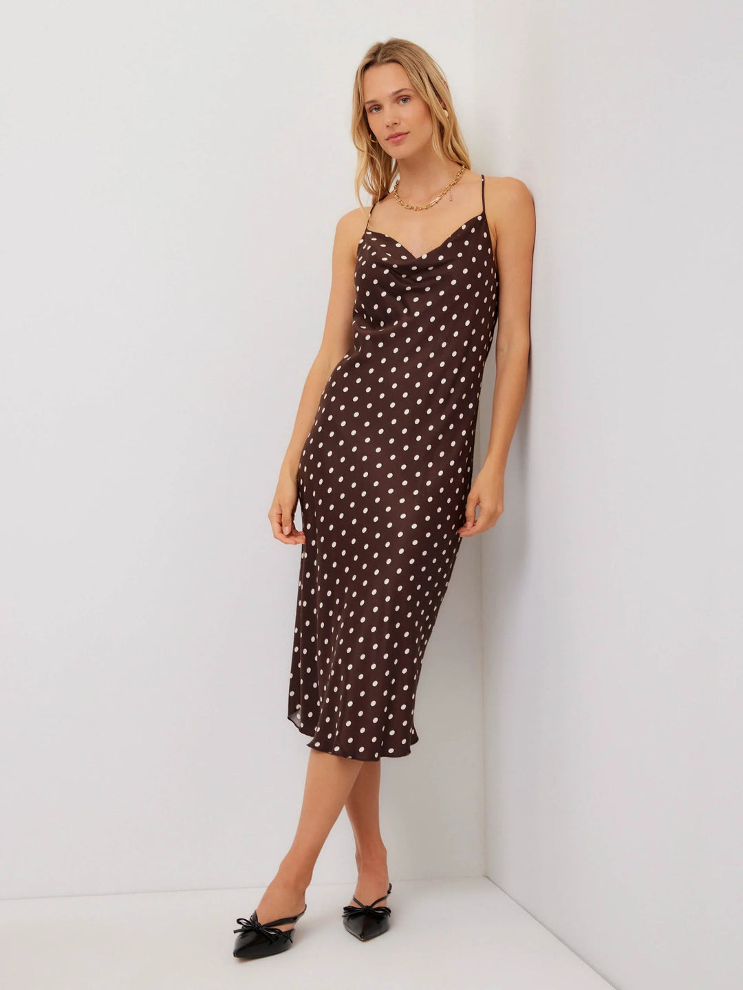 Fifteen Twenty Vanessa Racer Back Bias Dress
