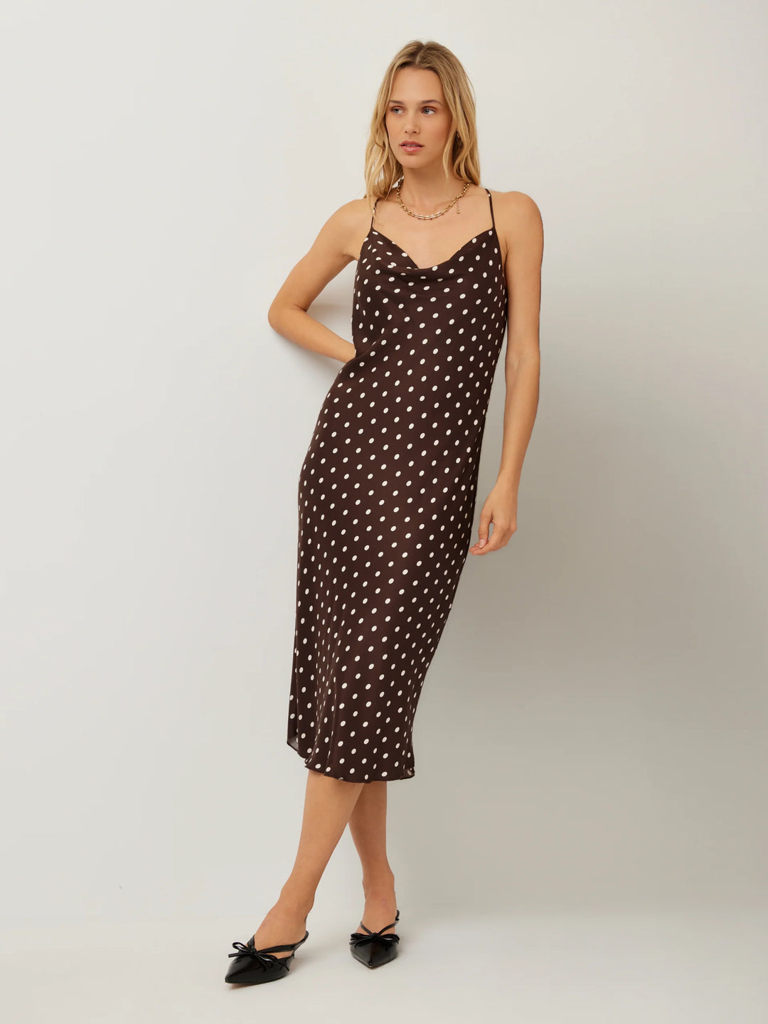 Fifteen Twenty Vanessa Racer Back Bias Dress