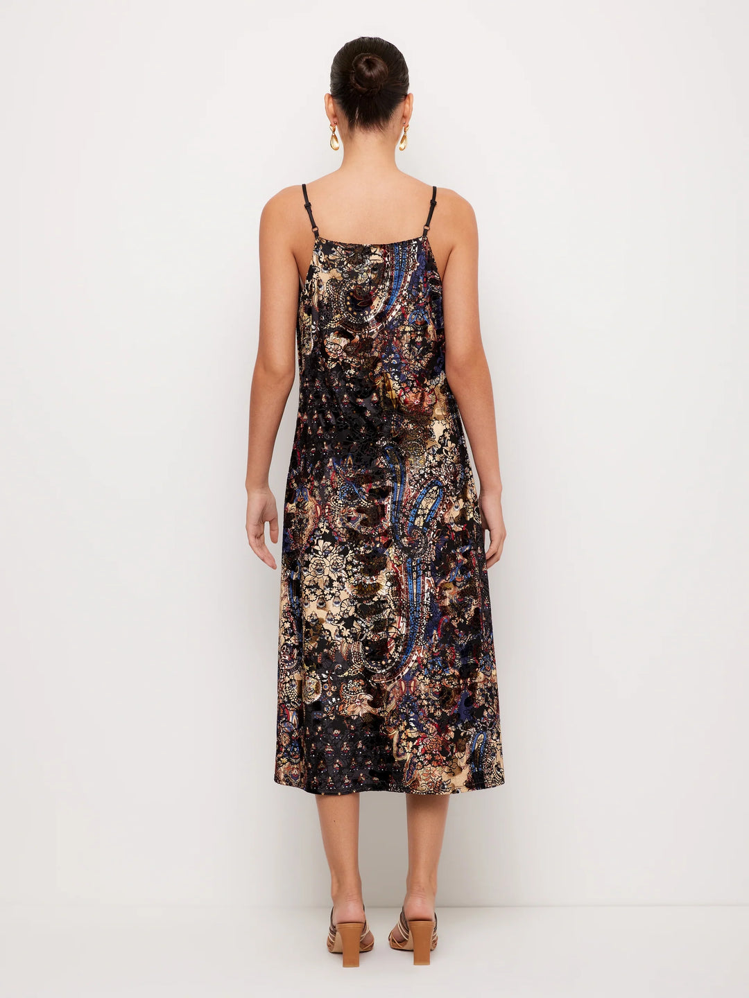 Fifteen Twenty Krissa Drape Front Midi Dress