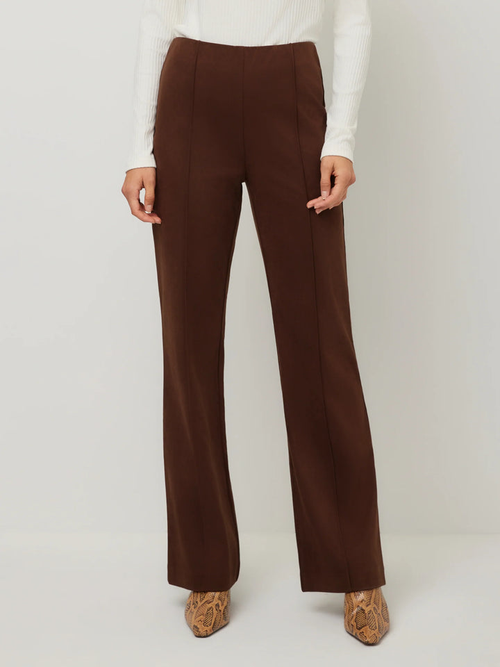Fifteen Twenty Ellie Faux Suede Bootcut Pants