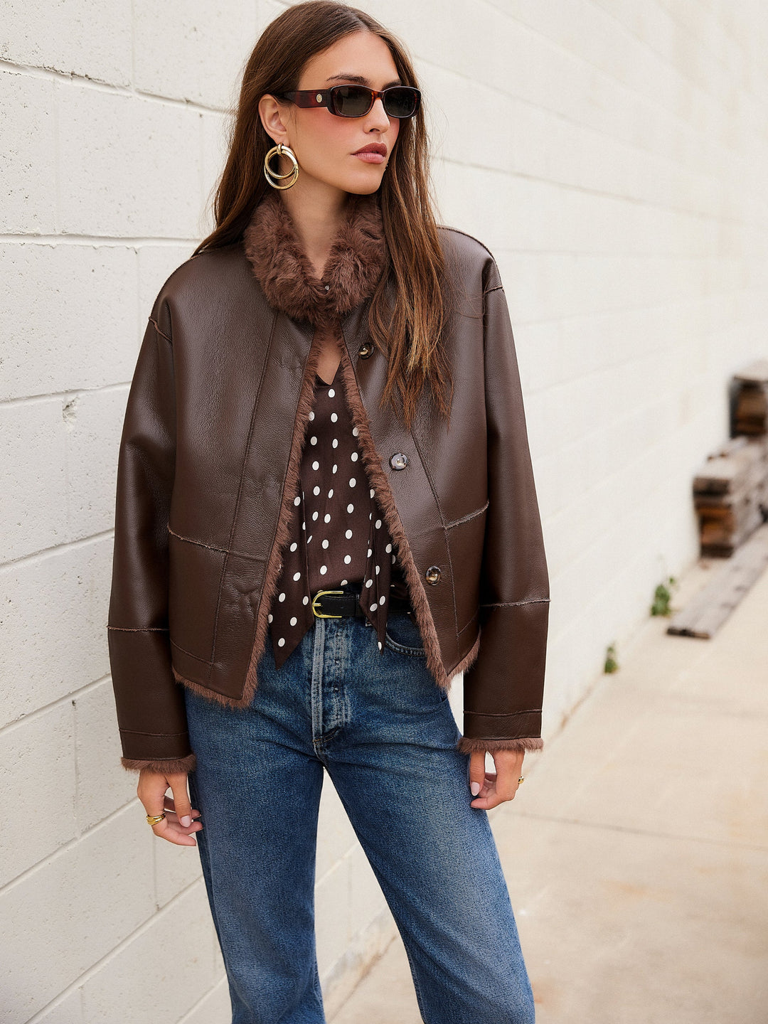 Fifteen Twenty Mackenzie Reversable Fur Coat