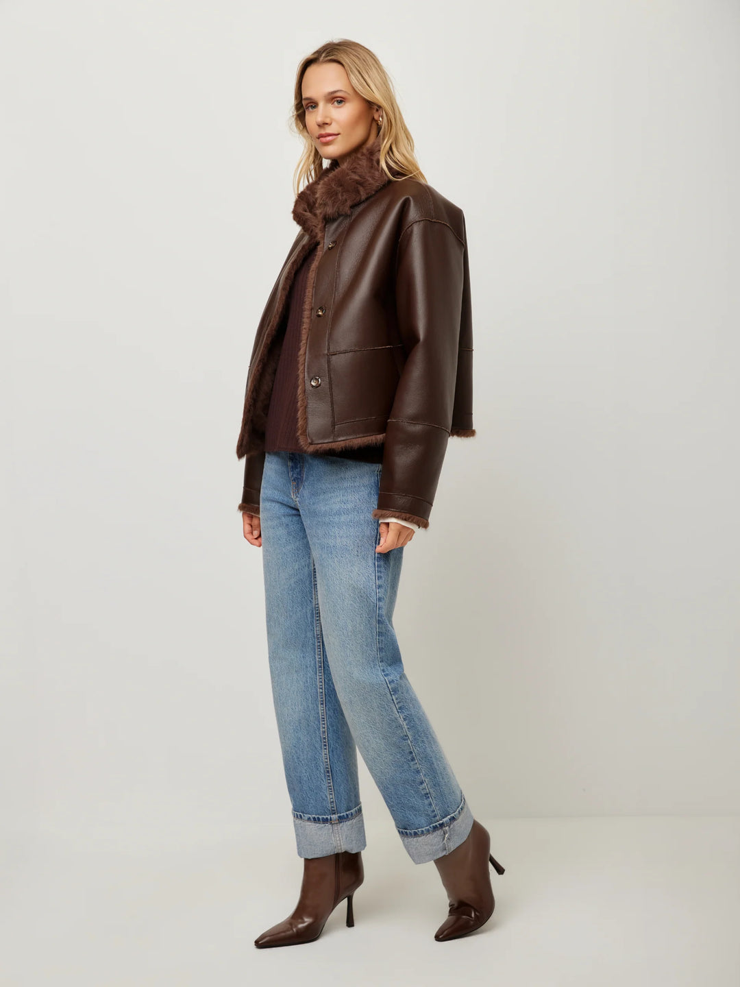 Fifteen Twenty Mackenzie Reversable Fur Coat