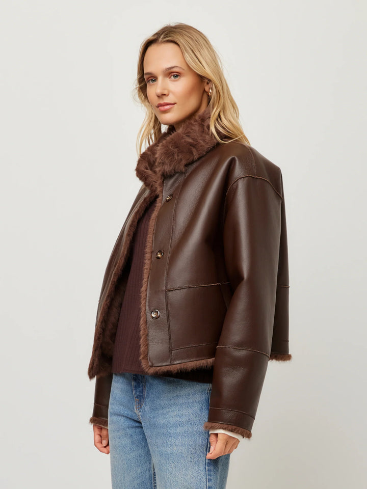 Fifteen Twenty Mackenzie Reversable Fur Coat