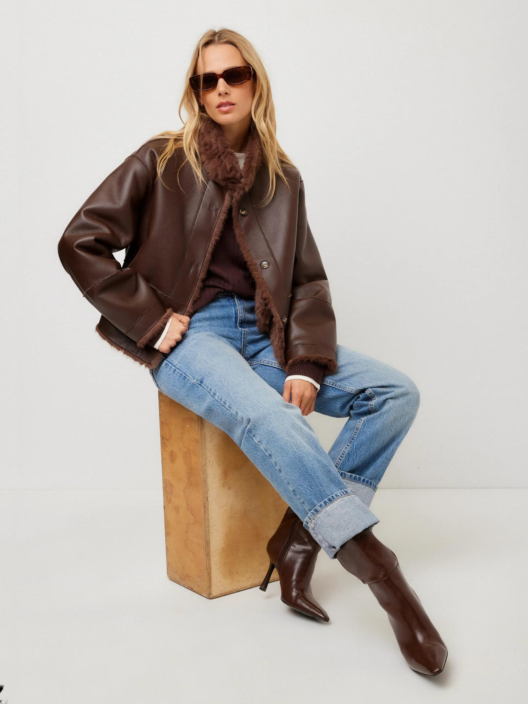 Fifteen Twenty Mackenzie Reversable Fur Coat