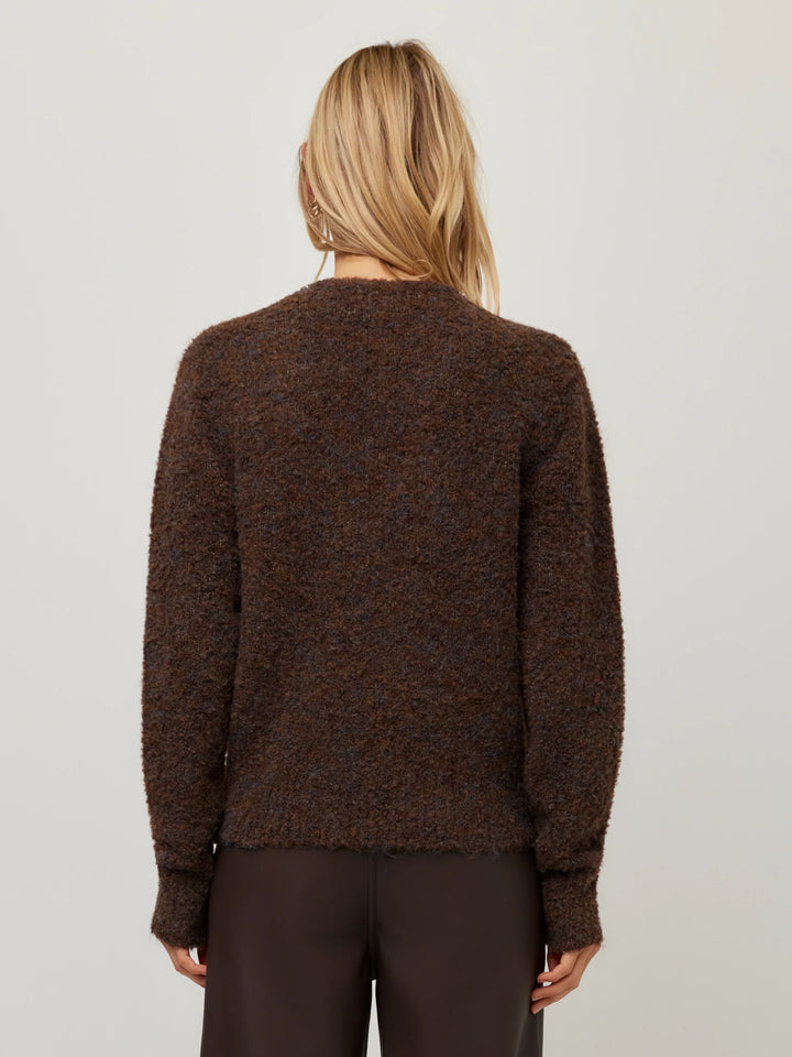 Fifteen Twenty Ash Embellished V Neck Sweater