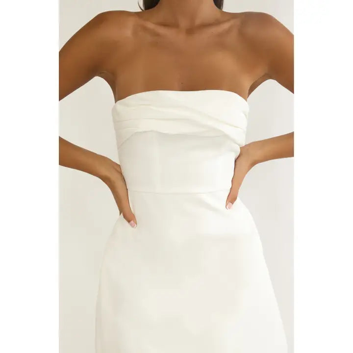 One & Only Strapless Sweetheart Mini Dress