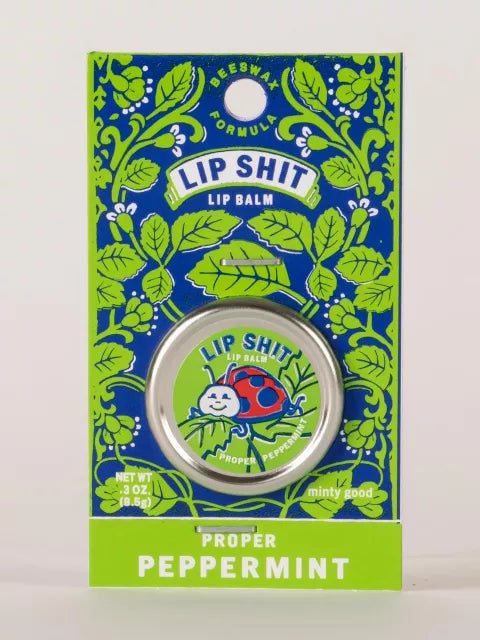 Blue Q Peppermint Lip Shit Lip Balm