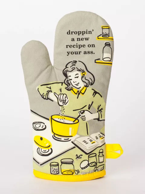 Blue Q Droppin' A Recipe Oven Mitt